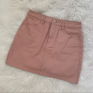 Forever 21 mauve denim skirt